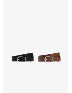 CINTURÓN-REVERSIBLE-NEGRO-MARRÓN-HEBILLA-METÁLICA-SOPHIA-TIFFOSI