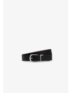 CINTURÓN-REVERSIBLE-NEGRO-MARRÓN-HEBILLA-METÁLICA-SOPHIA-TIFFOSI 2