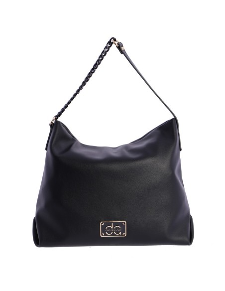 SHOPPER-UN-ASA-COMBINADA-NEGRO-NOVARA-DON-ALGODÓN SHOPPER-UN-ASA-COMBINADA-NEGRO-NOVARA-DON-ALGODÓN
