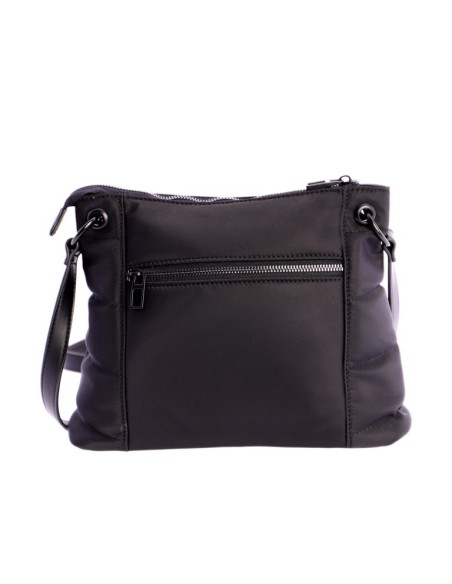 BANDOLERA-MEDIANA-NYLON-NEGRA-DETALLES-ROSAS-DON-ALGODÓN