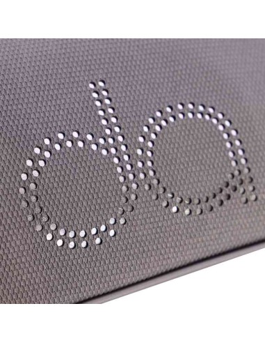 BANDOLERA-BAGUETTE-GRIS-ASA-BANDOLERA-LOGO-TROQUELADO-SON-ALGODÓN