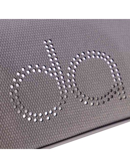 BANDOLERA-BAGUETTE-GRIS-ASA-BANDOLERA-LOGO-TROQUELADO-SON-ALGODÓN