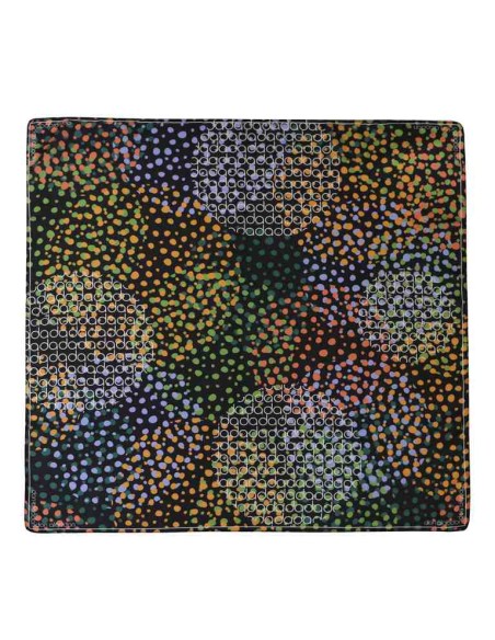 PAÑUELO-CUADRADO-TOPOS-COLORES-LOGOTIPADO-DON-ALGODÓN