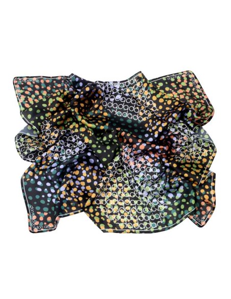 PAÑUELO-CUADRADO-TOPOS-COLORES-LOGOTIPADO-DON-ALGODÓN