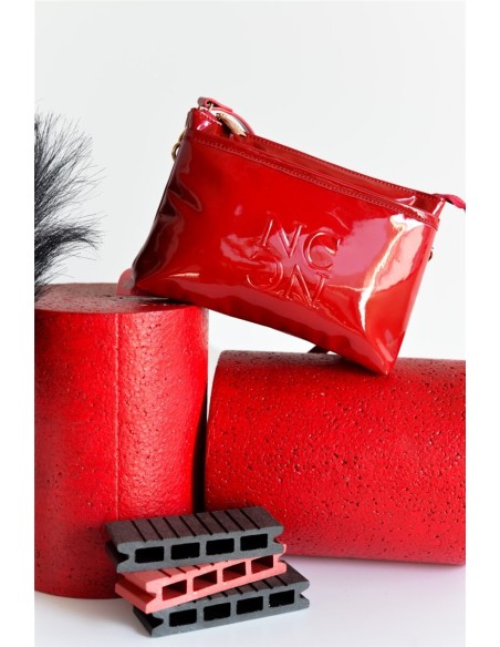 BANDOLERA-DOBLE-CHAROL-ROJO-ASA-REGULABLE-EXTRAÍBÑE-LOGO-RELIEVE-NOCO-COMPLEMENTOS