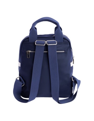 MOCHILA-MARINO-BEIGE-COMPARTIMENTOS-DOS-ASAS-MANO-ASAS-TRASERAS-REGULABLES-DON-ALGODÓN