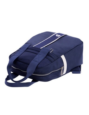 MOCHILA-MARINO-BEIGE-COMPARTIMENTOS-DOS-ASAS-MANO-ASAS-TRASERAS-REGULABLES-DON-ALGODÓN