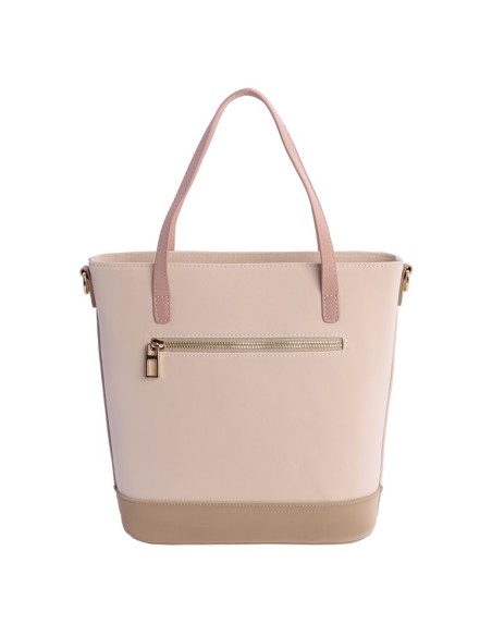BOLSO MEDIANO ROSA NUDE DON ALGODÓN
