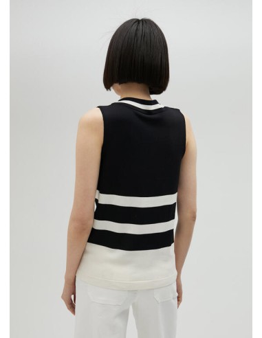 TOP-BICOLOR-NEGRO-BLANCO-TIRANTES-CUELLO-PICO-LOLA-CASADEMUNT