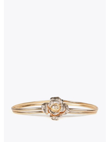 CINTURÓN-METAL-DORADO-ELÁSTICO-FLOR-DORADACASADEMUNT