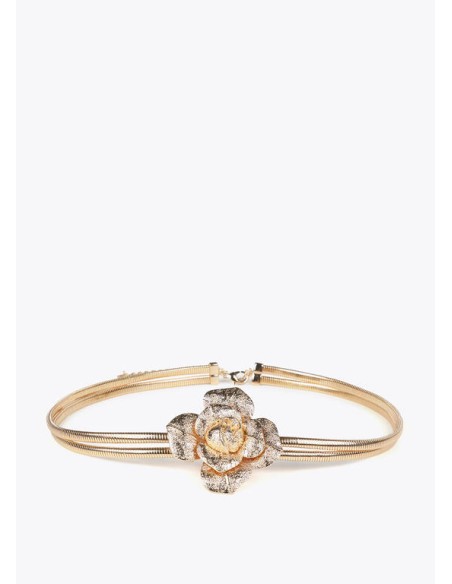 CINTURÓN-METAL-DORADO-ELÁSTICO-FLOR-DORADACASADEMUNT