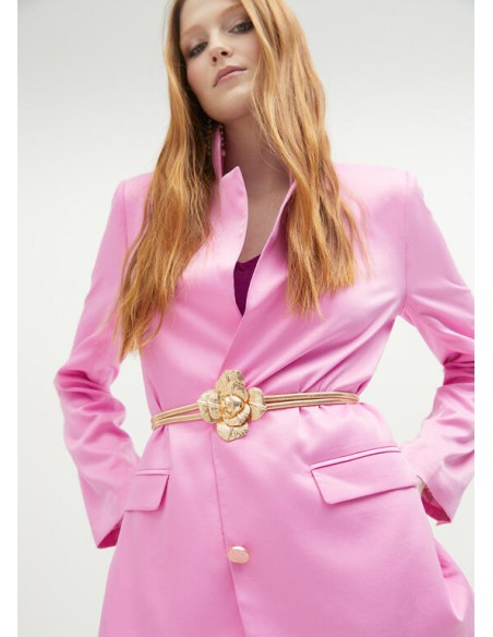 CINTURÓN-METAL-DORADO-ELÁSTICO-FLOR-DORADACASADEMUNT