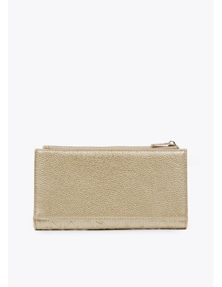 MONEDERO-GRANDE-TEXTURIZADO.LOGO-DOS-COMPARTIMENTOS-LOLA-CASADEMUNT