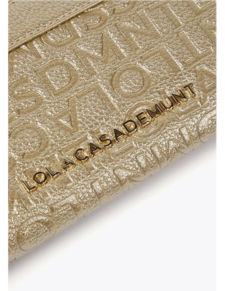 MONEDERO-GRANDE-TEXTURIZADO.LOGO-DOS-COMPARTIMENTOS-LOLA-CASADEMUNT