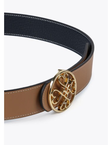 CINTURÓN-REVERSIBLE-MARRÓN-MARINO-HEBILLA-REDONDO-CORAZONES-LOLA-CASADEMUNT