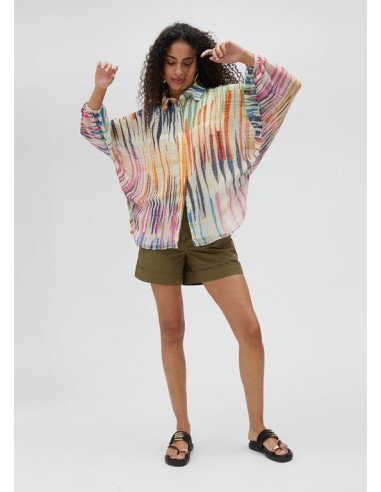 CAMISA-RAYAS-VERTICALES-MULTICOLOR-MANGAS-ABULLONADAS-LOLA-CASADEMUNT