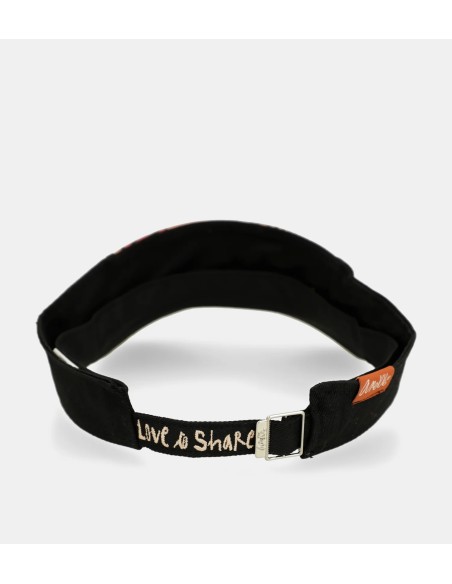 VISERA-NEGRA.ESTAMPADA-COLECCIÓN-AJUSTABLE-TRASERA-ANEKKE