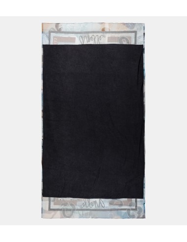 TOALLA-ESTAMPADO-MEMORIES-LOGOTIPADO-SÁBANA-MICROFIBRA-NEGRO-ANEKKE