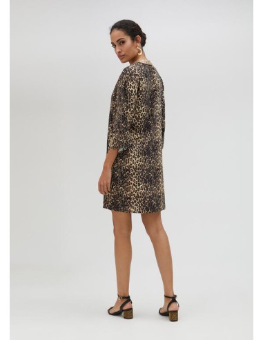 VESTIDO-KURTA-ANIMAL-PRINT-CUELLO-PICO-DETALLES-DORADOS-LOLA-CASADEMUNT