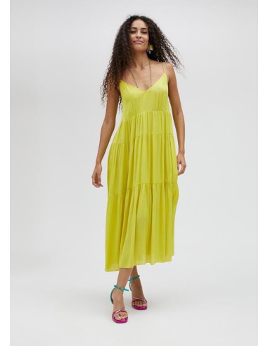 VESTIDO-LARGO-TIRANTES-VOLANTES.LOGO-STRASS-LIMA-LOLA-CASADEMUNT