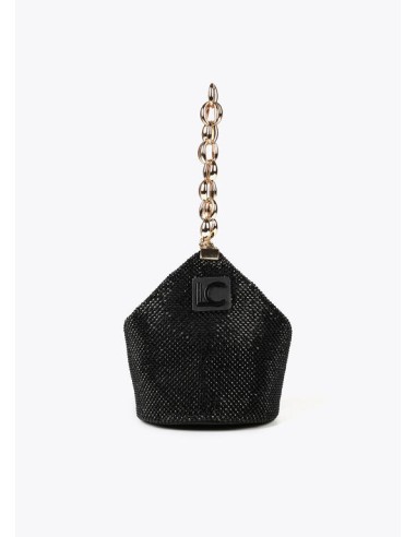 BOLSO-FIESTA-REJILLA-CRISTALES-NEGRO-ASA-DORADA-CADENA-ESLABONES-LOLA-CASADEMUNT