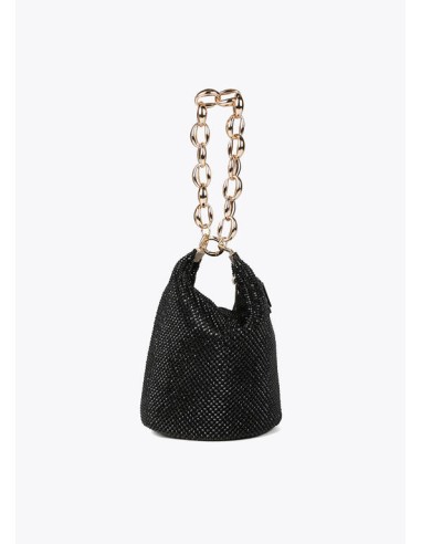 BOLSO-FIESTA-REJILLA-CRISTALES-NEGRO-ASA-DORADA-CADENA-ESLABONES-LOLA-CASADEMUNT