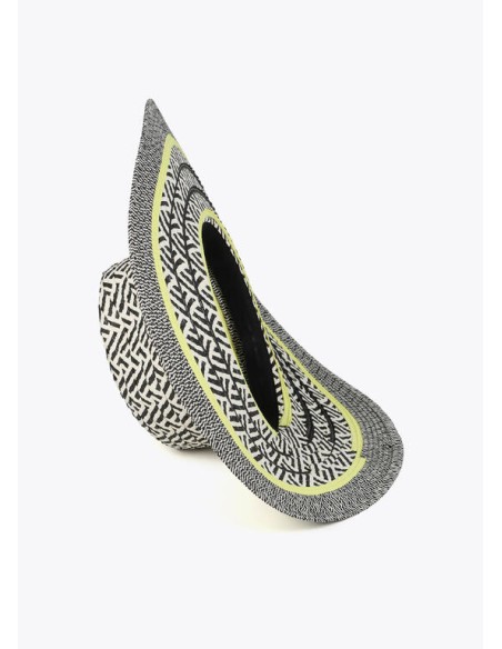 SOMBRERO-FLOPPY-RAFIA-VERDE-NEGRO-LOGO-FRONTAL-LOLA-CASADEMUNT SOMBRERO-FLOPPY-RAFIA-VERDE-NEGRO-LOGO-FRONTAL-LOLA-CASADEMUNT