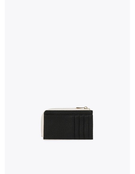 MONEDERO-TARJETERO-EFECTO-PIEL-LISA-LOGO-DORADO-CRUDO-LOLA-CASADEMUNT MONEDERO-TARJETERO-EFECTO-PIEL-LISA-LOGO-DORADO-CRUDO-LOLA-CASADEMUNT