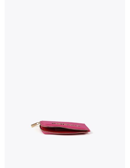 MONEDERO-TARJETERO-EFECTO-PIEL-LISA-LOGO-DORADO-ROSA-LOLA-CASADEMUNT MONEDERO-TARJETERO-EFECTO-PIEL-LISA-LOGO-DORADO-ROSA-LOLA-CASADEMUNT