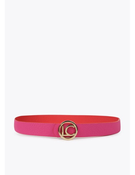 CINTURÓN-REVERSIBLE-ROJO-ROSA-HEBILLA-LOGO-LC-LOLA-CASADEMUNT CINTURÓN-REVERSIBLE-ROJO-ROSA-HEBILLA-LOGO-LC-LOLA-CASADEMUNT
