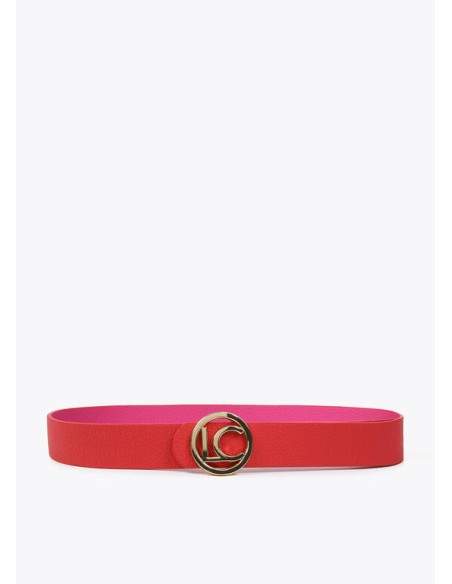 CINTURÓN-REVERSIBLE-ROJO-ROSA-HEBILLA-LOGO-LC-LOLA-CASADEMUNT CINTURÓN-REVERSIBLE-ROJO-ROSA-HEBILLA-LOGO-LC-LOLA-CASADEMUNT