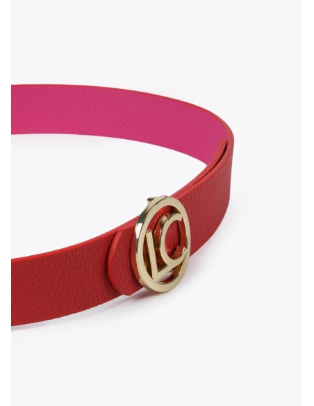 CINTURÓN-REVERSIBLE-ROJO-ROSA-HEBILLA-LOGO-LC-LOLA-CASADEMUNT CINTURÓN-REVERSIBLE-ROJO-ROSA-HEBILLA-LOGO-LC-LOLA-CASADEMUNT