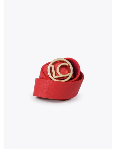 CINTURÓN-REVERSIBLE-ROJO-ROSA-HEBILLA-LOGO-LC-LOLA-CASADEMUNT