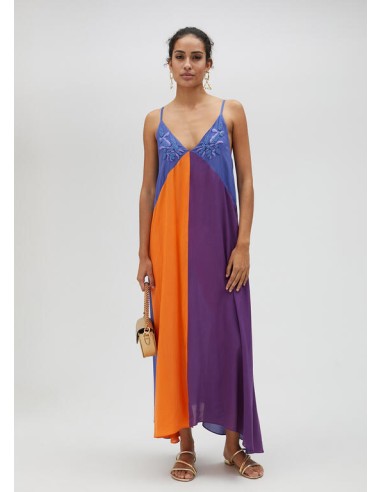 VESTIDO-LARGO-TIRANTES-TRICOLOR-CUELLO-PICO-LOLA-CASADEMUNT