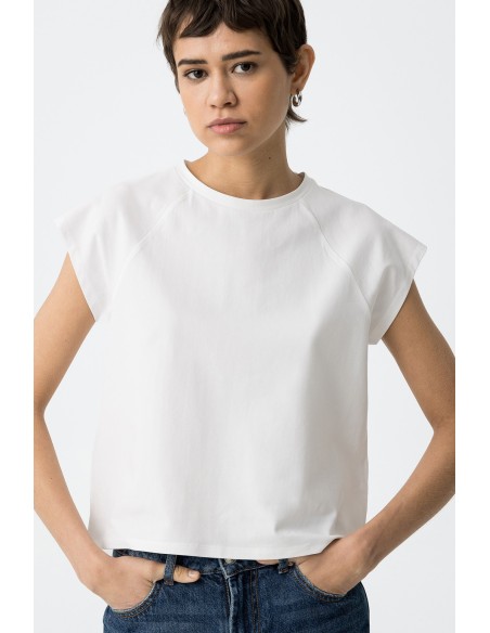 CAMISETA-BLANCA-BÁSICA-CUELLO-REDONDO-MANGA-CORTA-FIORI-TIFFOSI CAMISETA-BLANCA-BÁSICA-CUELLO-REDONDO-MANGA-CORTA-FIORI-TIFFOSI