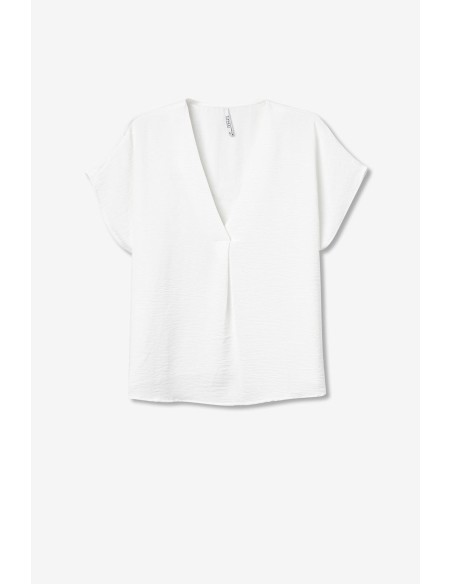 BLUSA-FLUIDA-SATINADA-ESCOTE-PICO-MANGA-CORTA-MAXINE-TIFFOSI