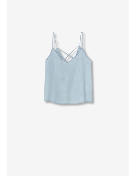 TOP-DENIM-TIRANTES-FINO-CRUZADO-DETRÁS-MYLA-TIFFOSI TOP-DENIM-TIRANTES-FINO-CRUZADO-DETRÁS-MYLA-TIFFOSI