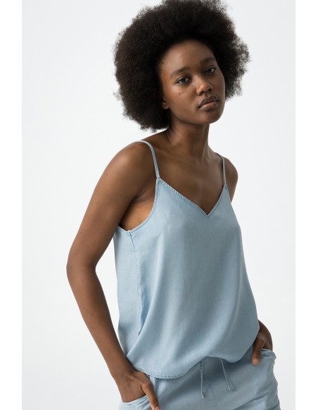 TOP-DENIM-TIRANTES-FINO-CRUZADO-DETRÁS-MYLA-TIFFOSI TOP-DENIM-TIRANTES-FINO-CRUZADO-DETRÁS-MYLA-TIFFOSI