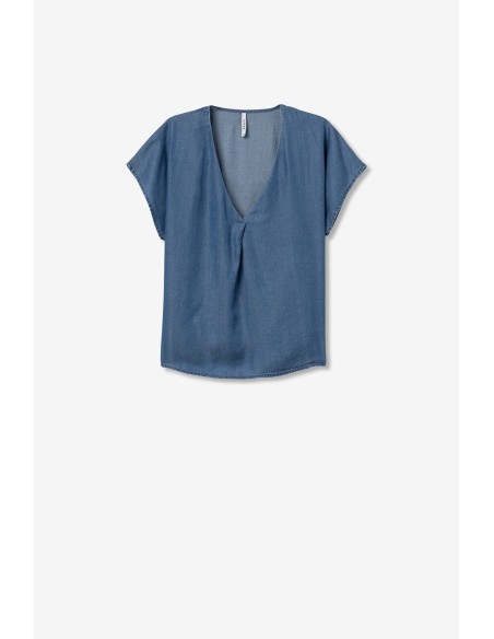 BLUSA-VAQUERA-CUELLO-PICO-MANGA-CORTA-MARA-TIFFOSI BLUSA-VAQUERA-CUELLO-PICO-MANGA-CORTA-MARA-TIFFOSI