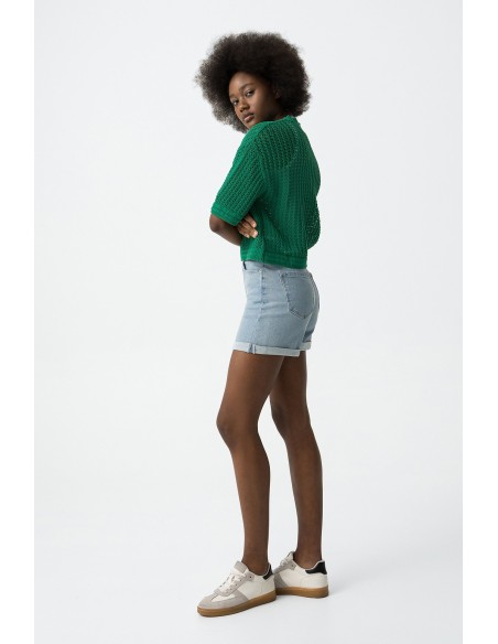 SHORTS.VAQUEROS-TIRO-ALTO-BAJO-PLIEGUE-GIO-TIFFOSI SHORTS.VAQUEROS-TIRO-ALTO-BAJO-PLIEGUE-GIO-TIFFOSI