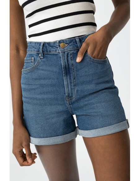 SHORTS.VAQUEROS-TIRO-ALTO-BAJO-PLIEGUE-GIO-TIFFOSI SHORTS.VAQUEROS-TIRO-ALTO-BAJO-PLIEGUE-GIO-TIFFOSI
