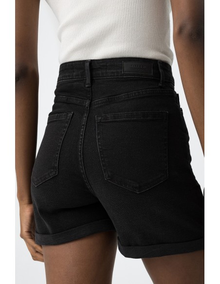 SHORTS-VAQUEROS-NEGROS-TIRO-ALTO-GIO-TIFFOSI SHORTS-VAQUEROS-NEGROS-TIRO-ALTO-GIO-TIFFOSI