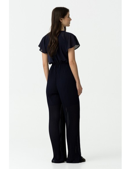 MONO-LARGO-MARINO-CUELLO-ÌCO-CINTURA-ELÁSTICA-PANTALONES-EFECTO-PLISADO MONO-LARGO-MARINO-CUELLO-ÌCO-CINTURA-ELÁSTICA-PANTALONES-EFECTO-PLISADO