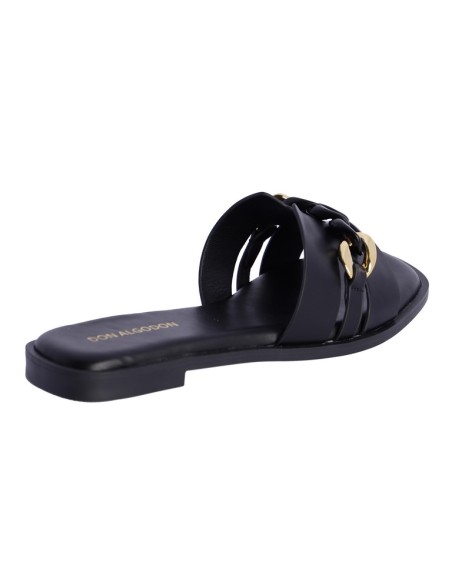 SANDALIAS-NEGRAS-PLANAS-CADENAS-NEGRO-ORO-EMMA-TIFFOSI SANDALIAS-NEGRAS-PLANAS-CADENAS-NEGRO-ORO-EMMA-TIFFOSI