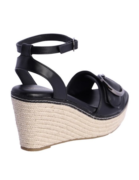 SANDALIAS-CUÑA-NEGRAS-HEBILLA-CIERRE-TOBILLERO-LUISA-DON-ALGODÓN SANDALIAS-CUÑA-NEGRAS-HEBILLA-CIERRE-TOBILLERO-LUISA-DON-ALGODÓN
