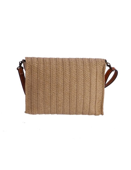 BANDOLERA-MARRÓN-RECTANGULAR-SOLAPA-CREMALLERA-CENEFA-COLORES-VEGA.DON-ALGODÓN