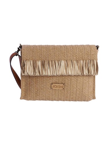 BANDOLERA-MARRÓN-RECTANGULAR-SOLAPA-CREMALLERA-CENEFA-COLORES-VEGA.DON-ALGODÓN