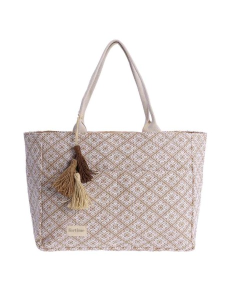 BOLSO-PLAYA-RAFIA-TEJIDO-BLANCO-EVA-FOR-TIME BOLSO-PLAYA-RAFIA-TEJIDO-BLANCO-EVA-FOR-TIME