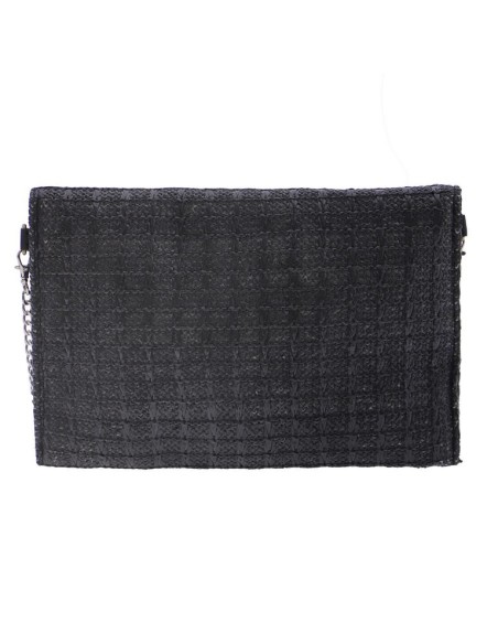 BOLSO-MANO-RAFIA-NEGRA-SOLAPA-IMÁN-GIA-FORTIME