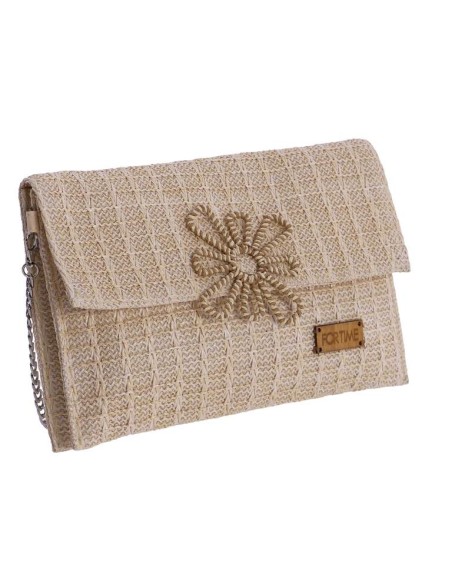 BOLSO-MANO-RAFIA-BEIGE-SOLAPA-IMÁN-GIA-FORTIME
